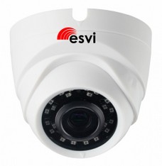 EVC-DL-S20-P/A/C купольная IP видеокамера, 2.0Мп, f=2.8мм, POE, аудио вх., SD